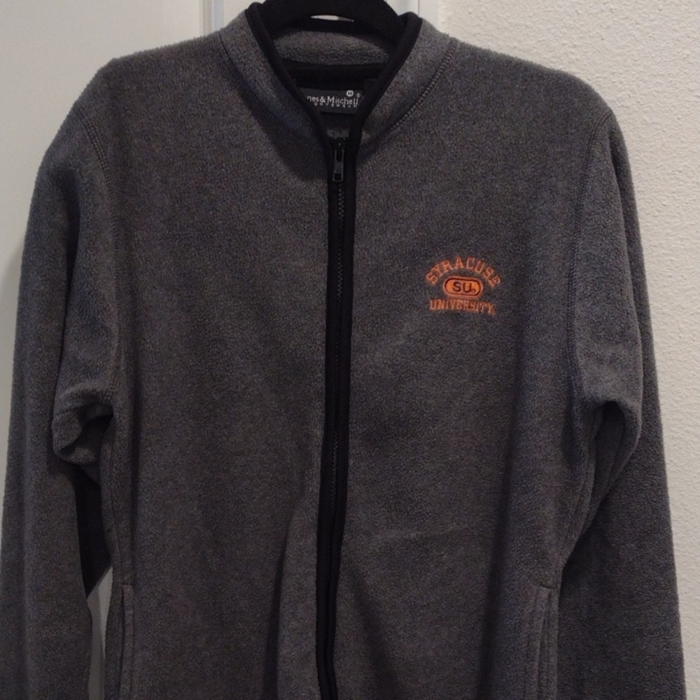 Syracuse University Gray Fleece Full Zip